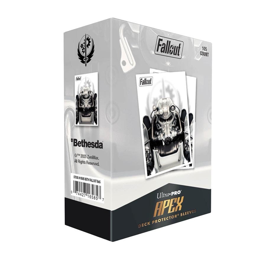Apex Deck Protector Sleeves: Fallout- Brotherhood of Steel (105ct) Apex Deck Protector Sleeves: Fallout- Brotherhood of Steel (105ct)