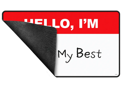 Gamers Guild AZ Ultra Pro Ultra Pro: I'm Trying - Black Stitched-Edge Playmat (Pre-Order) AGD