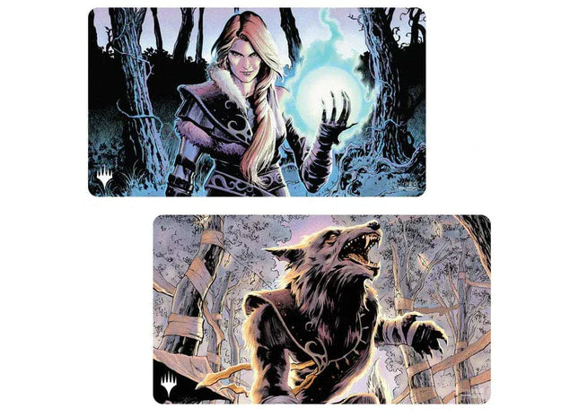Gamers Guild AZ Ultra Pro Ultra Pro Innistrad Remastered Arlinn Kord / Arlinn, Embraced by the Moon Double-Sided Playmat for Magic: The Gathering Discontinue