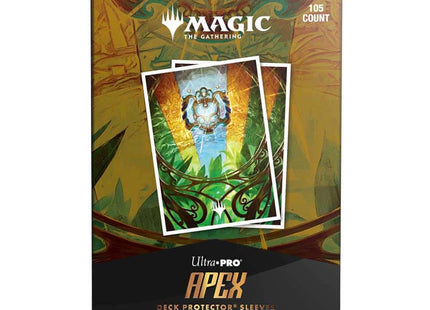 Gamers Guild AZ Ultra Pro Ultra Pro: Magic The Gathering: Aetherdrift: 105ct Apex Deck Protector Sleeves - Serialized Card: The Aetherspark (Pre-Order) GTS