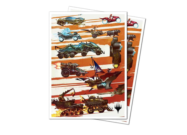 Gamers Guild AZ Ultra Pro Ultra Pro: Magic The Gathering: Aetherdrift: 105ct Apex Deck Protector Sleeves - Set Symbol Finish Line (Pre-Order) GTS