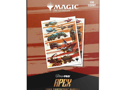 Gamers Guild AZ Ultra Pro Ultra Pro: Magic The Gathering: Aetherdrift: 105ct Apex Deck Protector Sleeves - Set Symbol Finish Line (Pre-Order) GTS