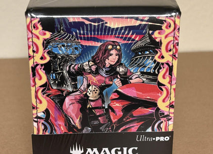 Gamers Guild AZ Ultra Pro Ultra Pro: Magic The Gathering: Aetherdrift: Alcove Flip Deck Box Variant Art PW Chandra Spark Hunter (Pre-Order) GTS