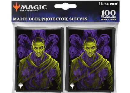 Gamers Guild AZ Ultra Pro Ultra Pro: Magic The Gathering: Duskmourn: 100ct Deck Protector Sleeves - Kaito, Bane of Nightmares GTS