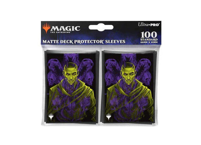 Gamers Guild AZ Ultra Pro Ultra Pro: Magic The Gathering: Duskmourn: 100ct Deck Protector Sleeves - Kaito, Bane of Nightmares GTS