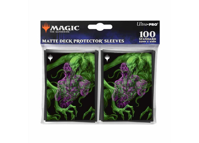 Gamers Guild AZ Ultra Pro Ultra Pro: Magic The Gathering: Duskmourn: 100ct Deck Protector Sleeves - Tyvar, the Pummeler GTS