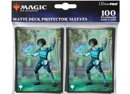 Gamers Guild AZ Ultra Pro Ultra Pro: Magic The Gathering: Duskmourn: 100ct Deck Protector Sleeves - Zimone, Mystery Unraveler GTS