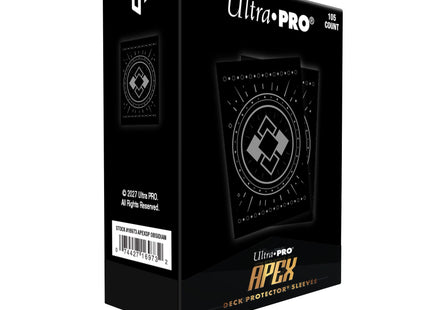 Gamers Guild AZ Ultra Pro Ultra Pro: Obsidian - Apex Deck Protector Sleeves For Tabletop Gaming (Pre-Order) AGD