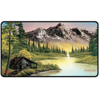 Gamers Guild AZ Ultra Pro Ultra Pro Playmat: Bob Ross Mountain Retreat Black-Stitched Playmat (Pre-Order) GTS