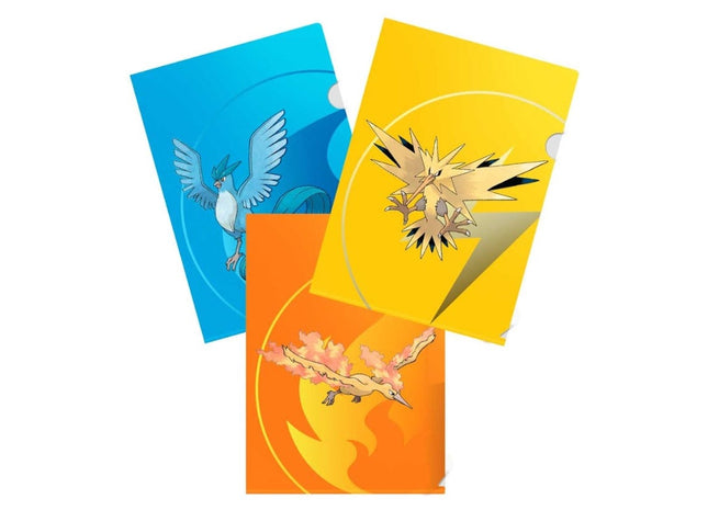 Gamers Guild AZ Ultra Pro Ultra Pro: Pokemon - 3-Pack Tournament Folios featuring Zapdos, Moltres, and Articuno (Pre-Order) AGD