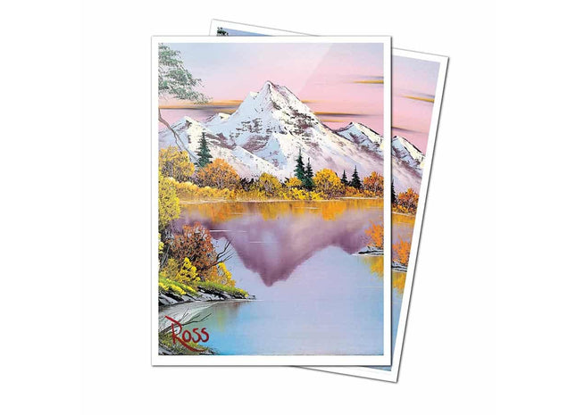 Gamers Guild AZ Ultra Pro Ultra Pro Sleeves: Bob Ross Mighty Mountain Lake: 105ct Apex Deck Protector Sleeves (Pre-Order) GTS