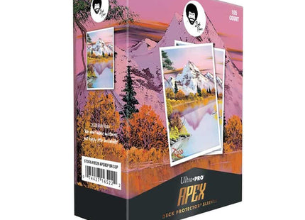 Gamers Guild AZ Ultra Pro Ultra Pro Sleeves: Bob Ross Mighty Mountain Lake: 105ct Apex Deck Protector Sleeves (Pre-Order) GTS