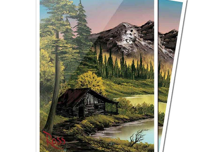 Gamers Guild AZ Ultra Pro Ultra Pro Sleeves: Bob Ross Mountain Retreat: 105ct Apex Deck Protector Sleeves (Pre-Order) GTS