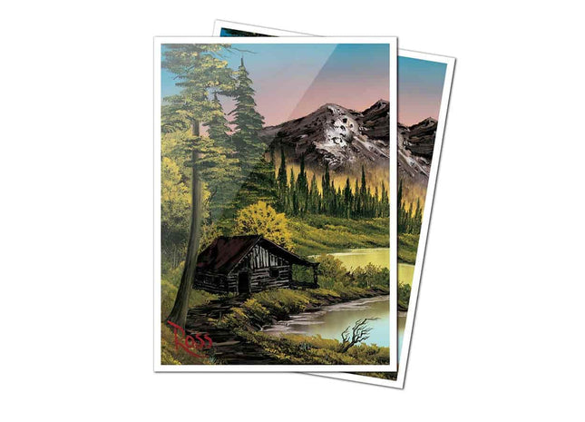 Gamers Guild AZ Ultra Pro Ultra Pro Sleeves: Bob Ross Mountain Retreat: 105ct Apex Deck Protector Sleeves (Pre-Order) GTS