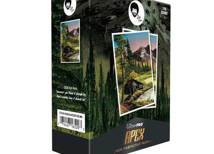 Gamers Guild AZ Ultra Pro Ultra Pro Sleeves: Bob Ross Mountain Retreat: 105ct Apex Deck Protector Sleeves (Pre-Order) GTS