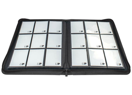Gamers Guild AZ Ultra Pro Ultra Pro: Vivid Collection: 9-Pocket Zippered Pro-Binder - Black GTS