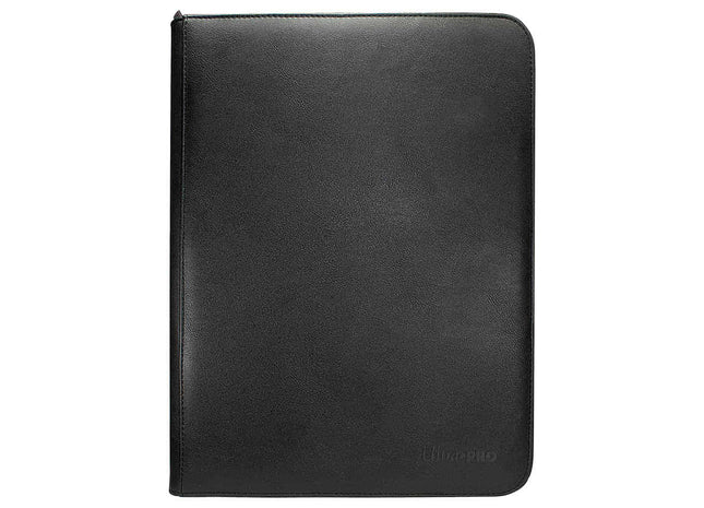 Gamers Guild AZ Ultra Pro Ultra Pro: Vivid Collection: 9-Pocket Zippered Pro-Binder - Black GTS