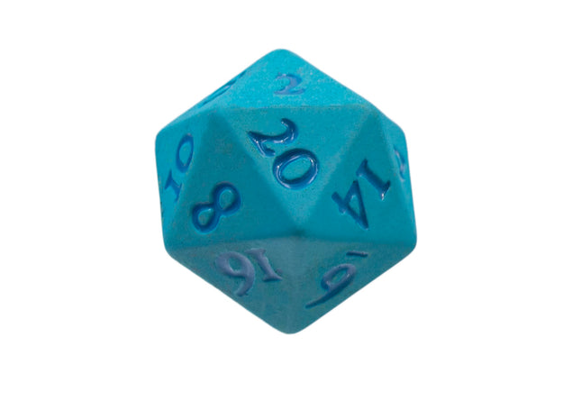 Gamers Guild AZ Ultra Pro Ultra Pro: Vivid Heavy Metal Dice - Light Blue (Pre-Order) AGD