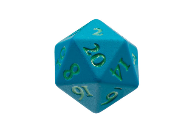 Gamers Guild AZ Ultra Pro Ultra Pro: Vivid Heavy Metal Dice - Teal (Pre-Order) AGD