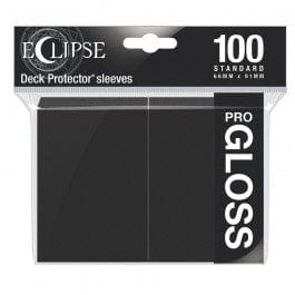 Gamers Guild AZ Ultra Pro UP SLEEVES ECLIPSE GLOSS JET BLACK 100 CT Southern Hobby