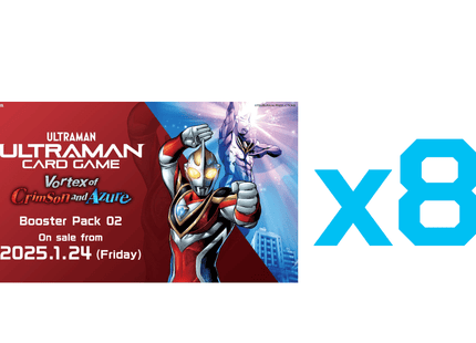 Gamers Guild AZ Ultraman TCG Ultraman TCG: Booster vol 2 - Vortex of Crimson and Azure [Sealed Booster Case] (Pre-Order) Southern Hobby