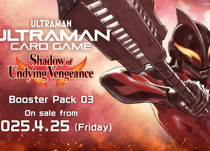 Gamers Guild AZ Ultraman TCG Ultraman TCG: Ultraman TCG: Booster vol 3 Shadow of Undying Vengeance [Booster Display]  (Pre-Order) GTS