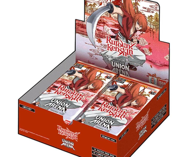 union arena english booster box Union Arena Card Game: Rurouni Kenshin Booster Display [English Version] –  Gamers Guild AZ