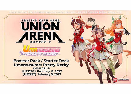 Gamers Guild AZ Union Arena Union Arena Card Game: [UE27BT] Umamusume: Pretty Derby - Booster Display (Pre-Order) GTS