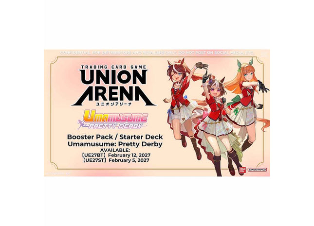 Gamers Guild AZ Union Arena Union Arena Card Game: [UE27BT] Umamusume: Pretty Derby - Booster Display (Pre-Order) GTS