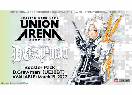 Gamers Guild AZ Union Arena Union Arena Card Game: [UE28BT] D.Gray-Man - Booster Display (Pre-Order) GTS
