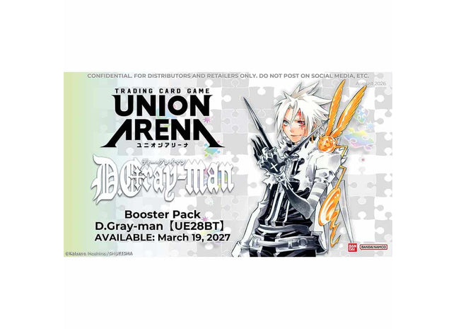 Gamers Guild AZ Union Arena Union Arena Card Game: [UE28BT] D.Gray-Man - Booster Display (Pre-Order) GTS