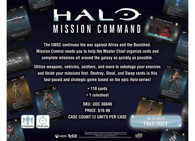 Gamers Guild AZ Upper Deck Entertainment Halo: Mission Command ACD Distribution