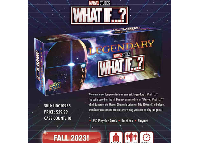 Gamers Guild AZ Upper Deck Entertainment Legendary - What If: A Marvel Deck / Bag / Pool Building Game (Pre-Order) GTS