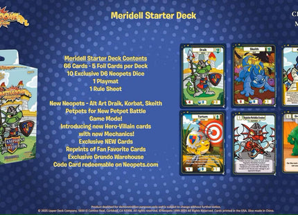 Gamers Guild AZ Upper Deck Entertainment Neopets Battledome TCG: Champions of Meridell Booster Display (Pre-Order) STREET DATE: 04/30/2025 - PRICE: $79.99 Southern Hobby