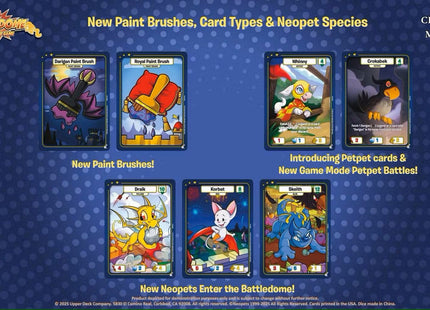 Gamers Guild AZ Upper Deck Entertainment Neopets Battledome TCG: Champions of Meridell Booster Display (Pre-Order) STREET DATE: 04/30/2025 - PRICE: $79.99 Southern Hobby