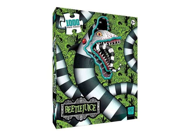 Gamers Guild AZ USAopoly Beetlejuice: Sandworm - 1000pc Puzzle Mad Al