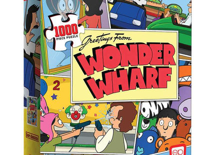 Gamers Guild AZ USAopoly Bob's Burgers “Greetings from Wonder Wharf” 1,000 Piece Puzzle USAopoly