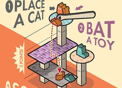 Gamers Guild AZ USAopoly Cats Knocking Things Off Ledges (Pre-Order) USAopoly