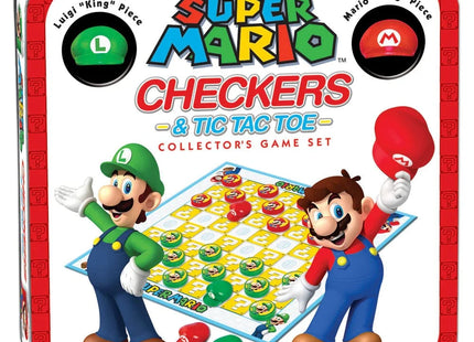 Gamers Guild AZ USAopoly Checkers & Tic Tac Toe: Super Mario USAopoly