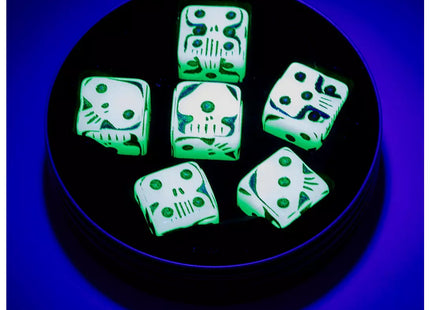 Gamers Guild AZ USAopoly Disney The Nightmare Before Christmas: Premium Glow In The Dark Dice Set USAopoly