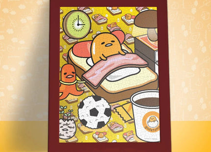 Gamers Guild AZ USAopoly Gudetama “Work From Bed” 1000 Piece Puzzle USAopoly