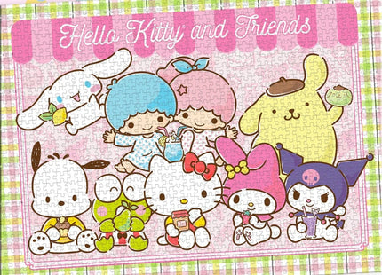 Gamers Guild AZ USAopoly Hello Kitty and Friends "My Favorite Flavor" 1000 Piece Puzzle USAopoly