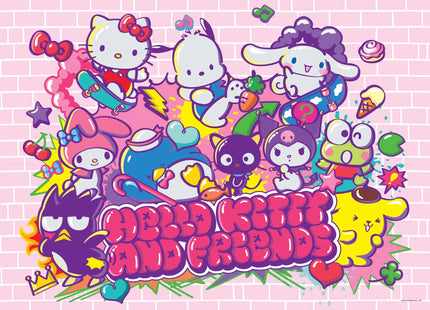 Gamers Guild AZ USAopoly Hello Kitty and Friends "Tokyo Skate" 1,000 Piece Puzzle USAopoly