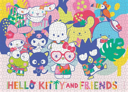 Gamers Guild AZ USAopoly Hello Kitty and Friends "Tropical Times" 1000 Piece Puzzle USAopoly