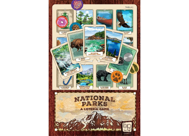 Gamers Guild AZ USAopoly Loteria: National Parks (Pre-Order) USAopoly