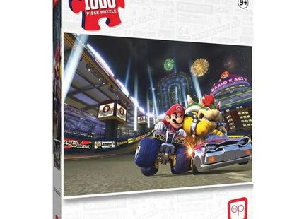 Gamers Guild AZ USAopoly Mario Kart "Light Up The Night" 1000 Piece Puzzle ACD Distribution