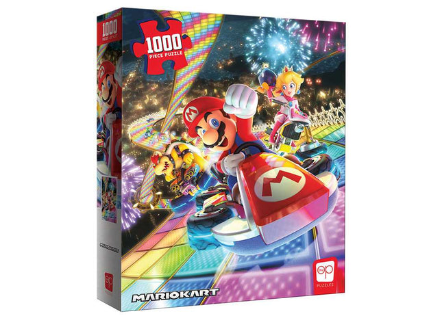Gamers Guild AZ USAopoly Mario Kart "Rainbow Road" 1000 Piece Puzzle USAopoly