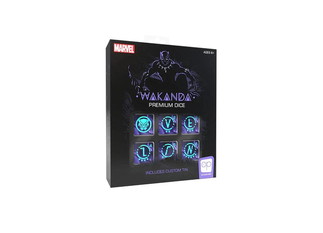 Gamers Guild AZ USAopoly Marvel Black Panther Premium Dice Set USAopoly