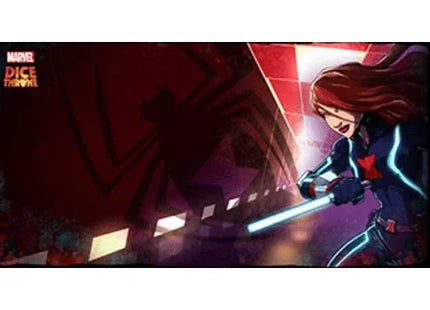 Gamers Guild AZ USAopoly Marvel Dice Throne Black Widow Premium Playmat Discontinue