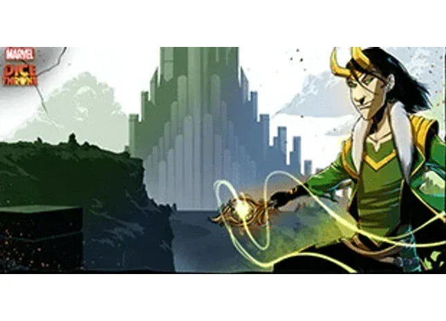 Gamers Guild AZ USAopoly Marvel Dice Throne Loki Premium Playmat Discontinue